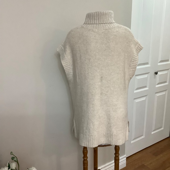 Fabulous Cableknit T Neck Caftan Sweater large - Picture 3 of 12